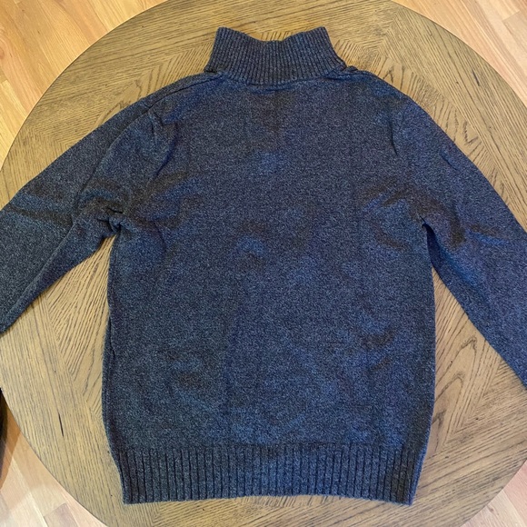 American Eagle Gray Quarterzip Sweater - Picture 2 of 3